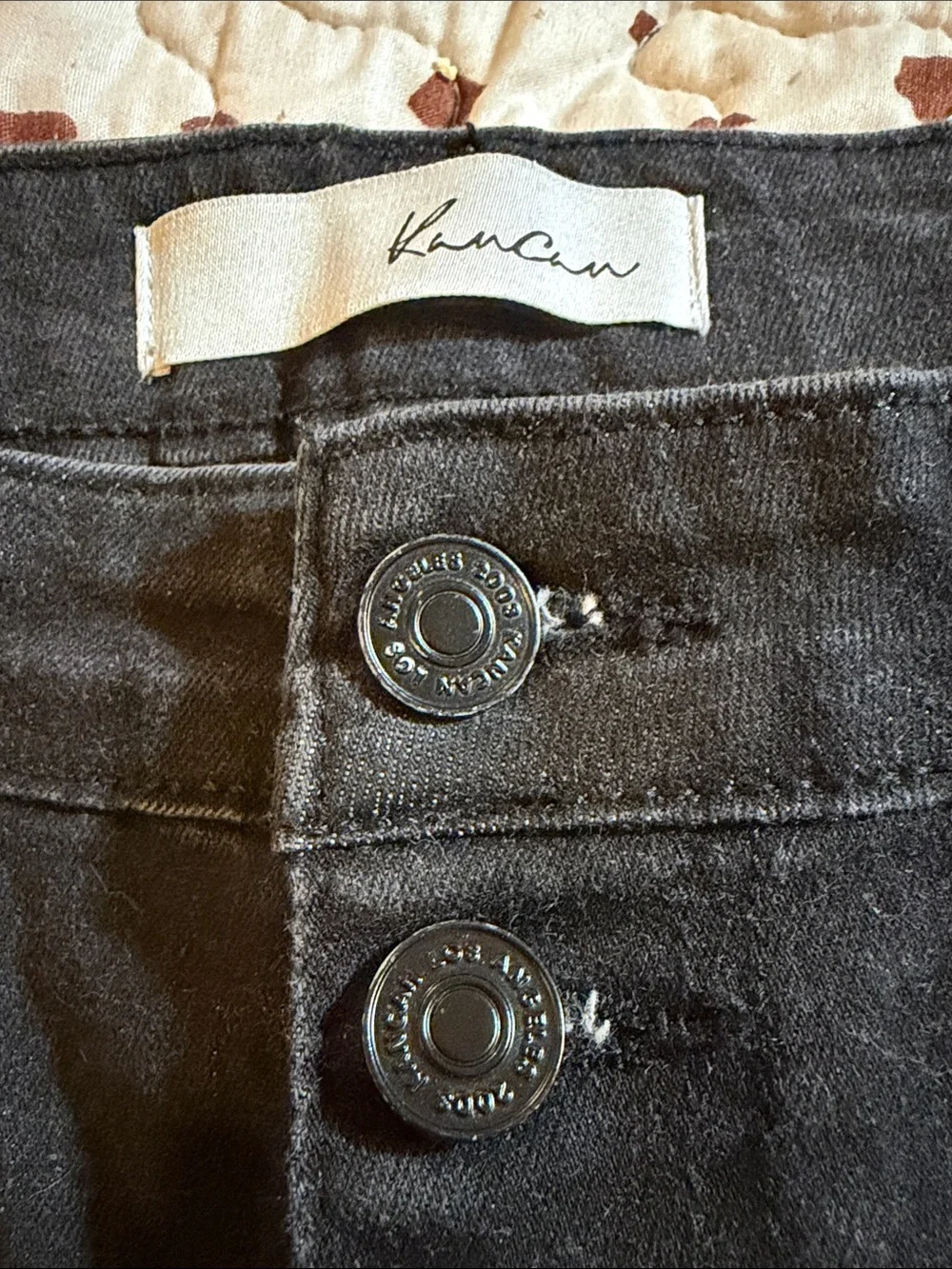 KanCan Black Distressed Skinny Jeans
